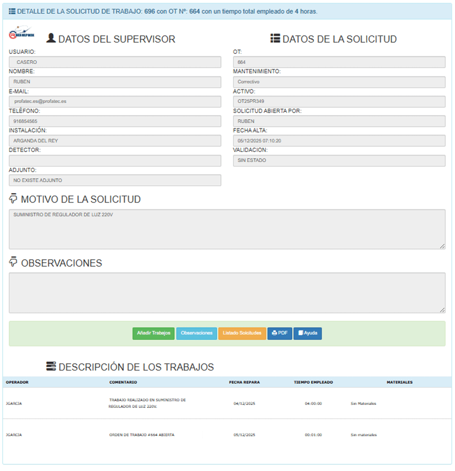software sica profatec gestion solicitudes